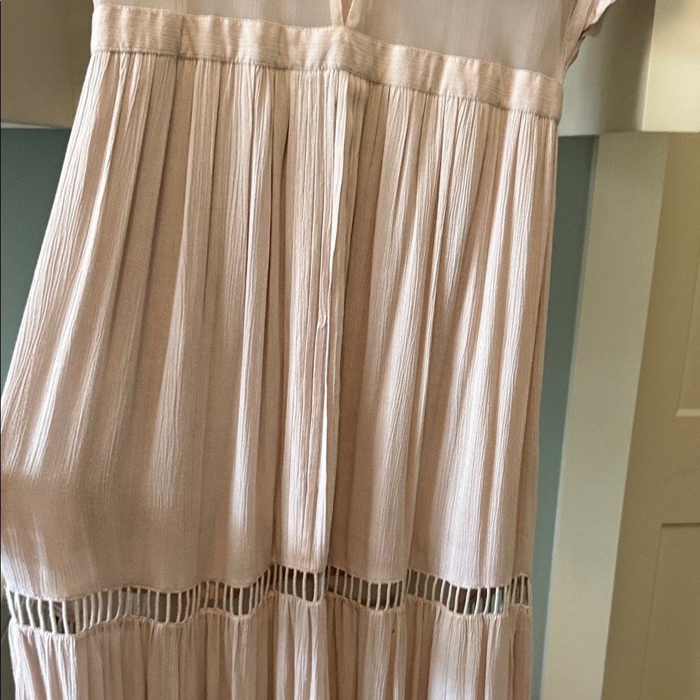 Cleobella Blush Pink Dress with Floral Embroidery - Picture 5 of 6